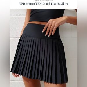 Abercrombie Lined Pleated Skirt